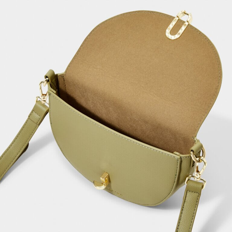 Quinn Mini Saddle Bag | Olive | 14cm X 20cm X 5cm