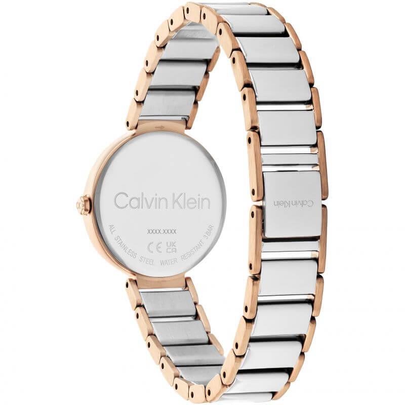 Minimalistic T-Bar Two Tone Rose Gold Ladies Watch