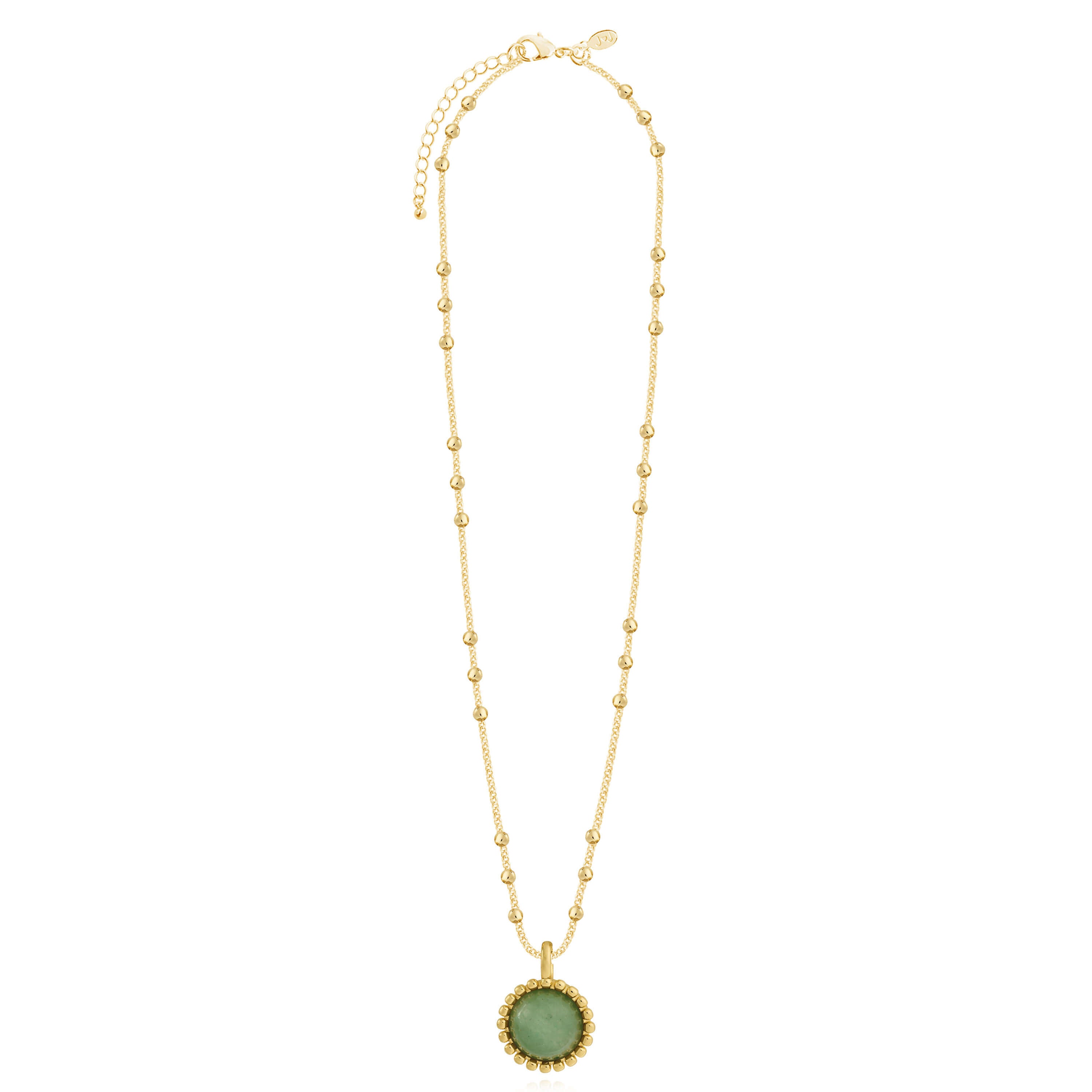Capri Aventurine Necklace - Gold