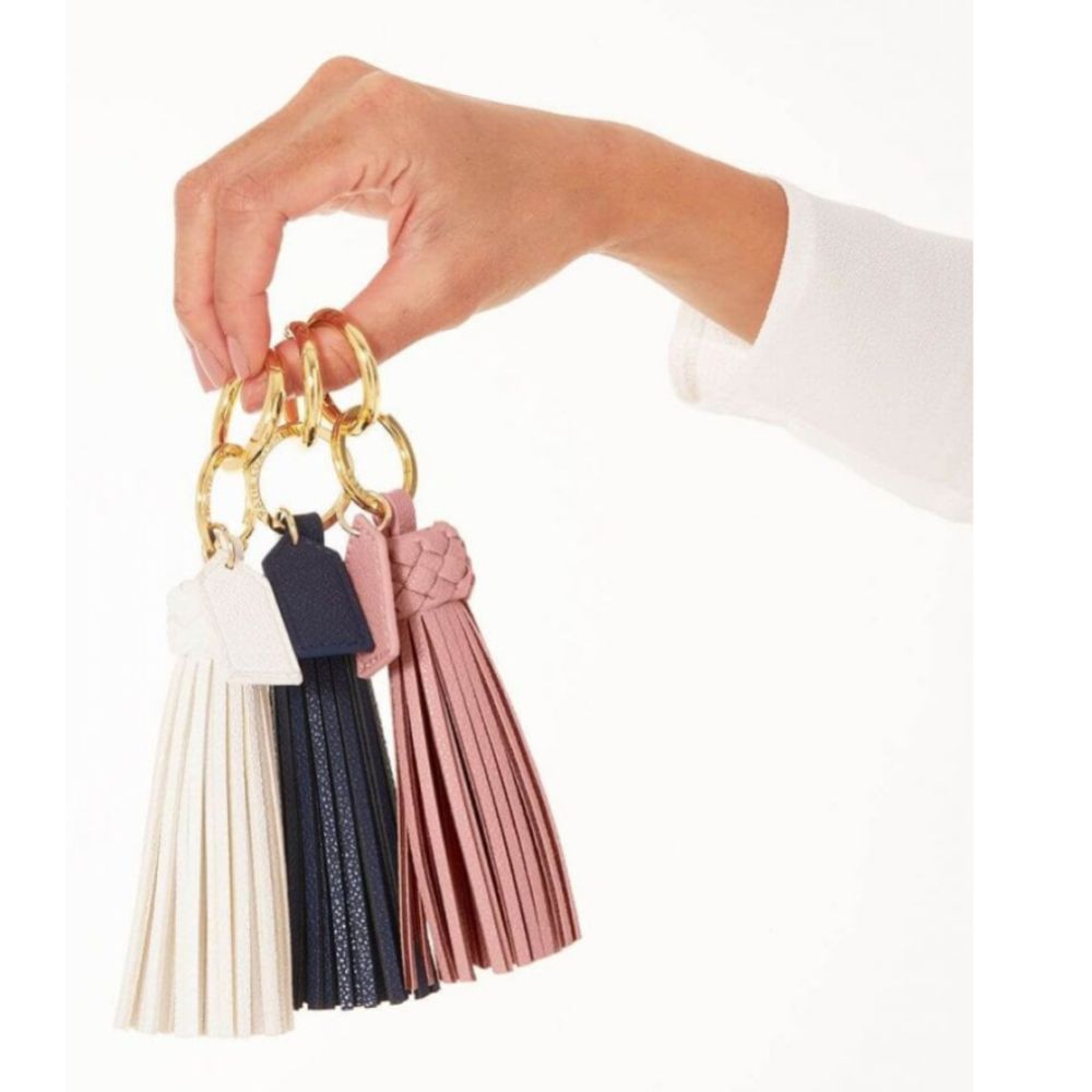 Cara Tassel Keyring | Pink | 11.5 X 3.5cm