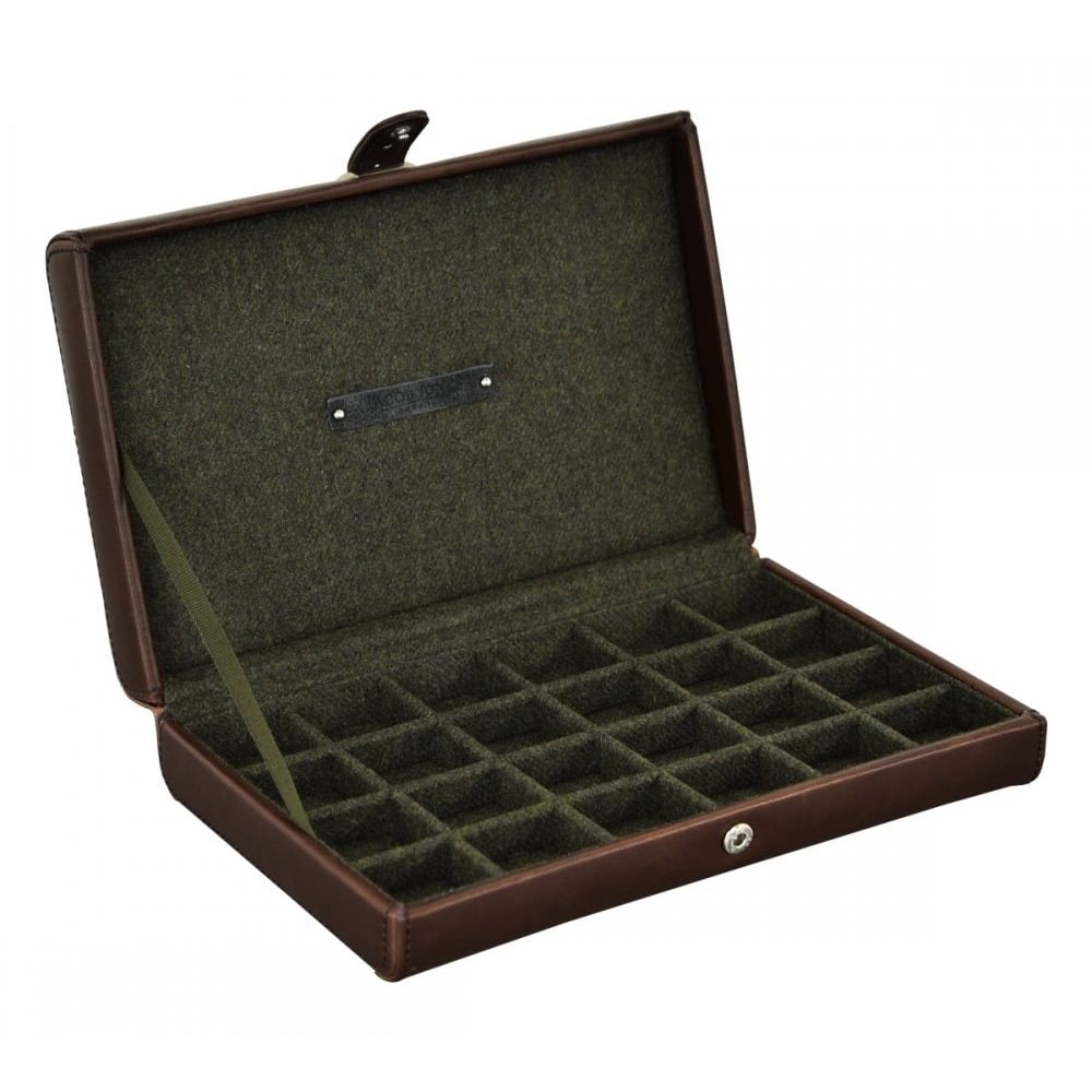Brown Cambridge Cufflink Box