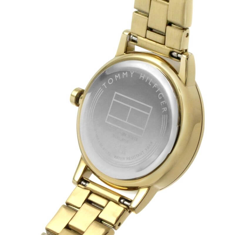 Maya Classic Ionic Thin Gold 2 Steel With Crystal Ladies Watch