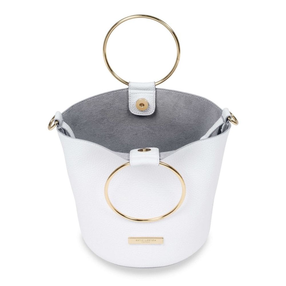 Suki Bucket Bag - White - 20x18x6cm