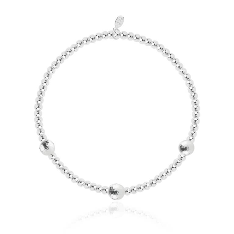 Occasion Gift Box | Christmas Wishes | Silver | Set Of 3 Bracelets | 17.5cm Stretch