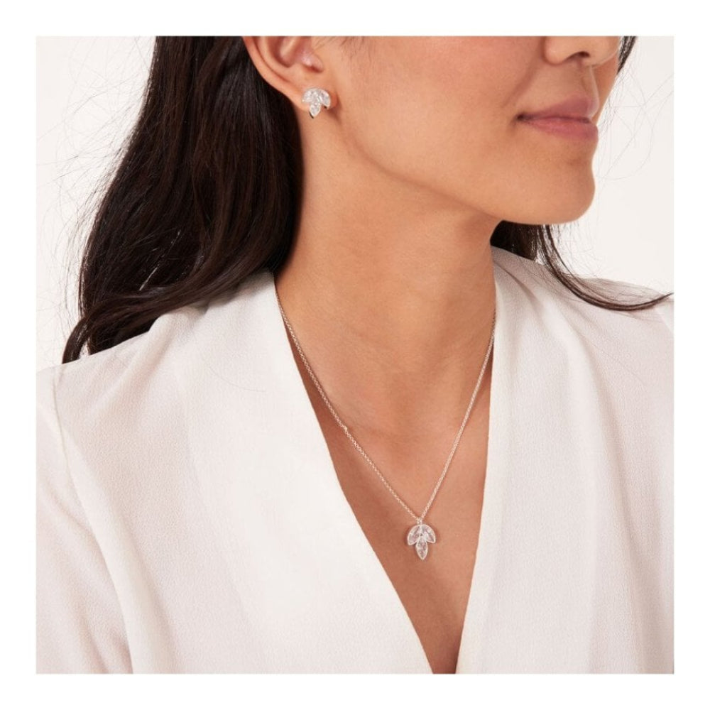 Happy Ever After Bridal Jewellery CZ Leaf Necklace