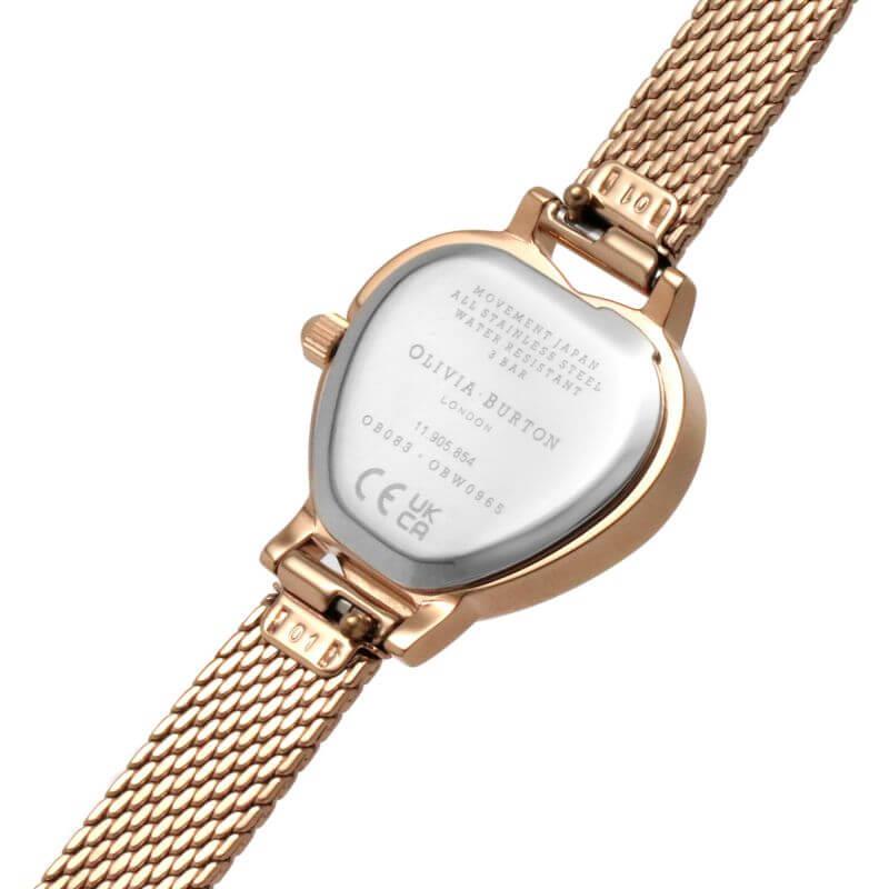Mini Heart Blush Watch Rose Gold Plated
