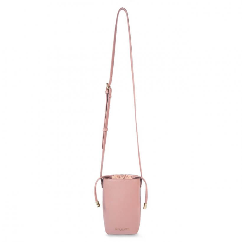 Cece Drawstring Crossbody Bag | Pink