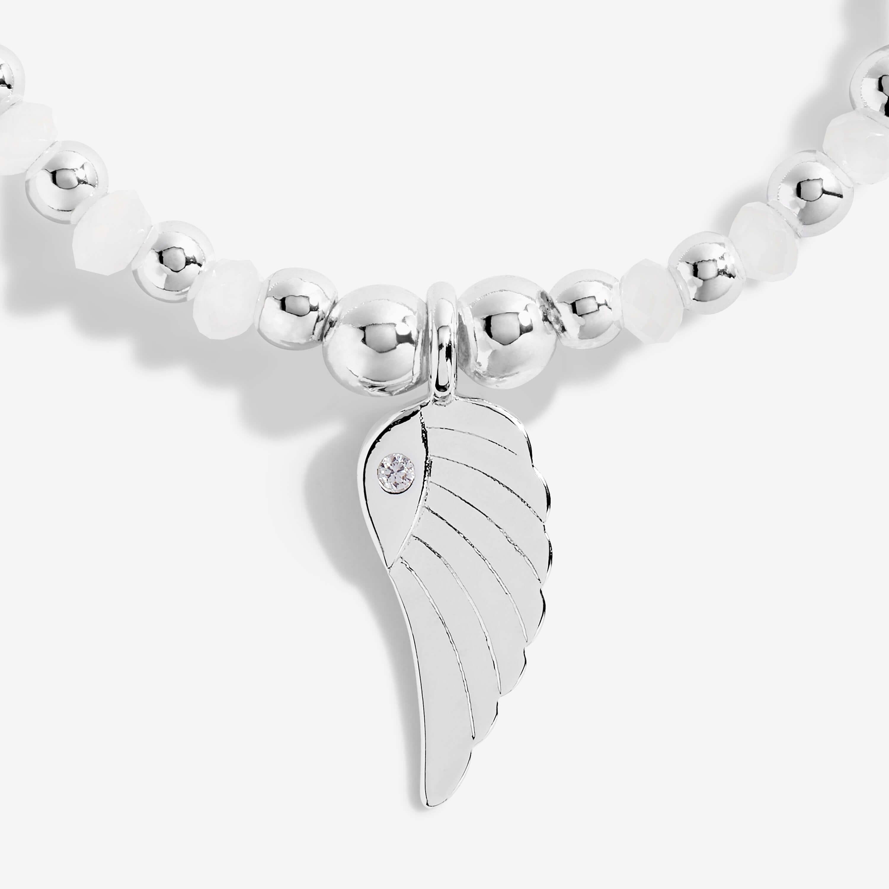Colour Pop A Little | Guardian Angel | Silver | Bracelet | 17.5cm Stretch