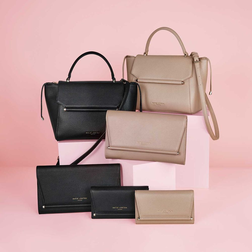 Ava Top Handle Bag | Taupe