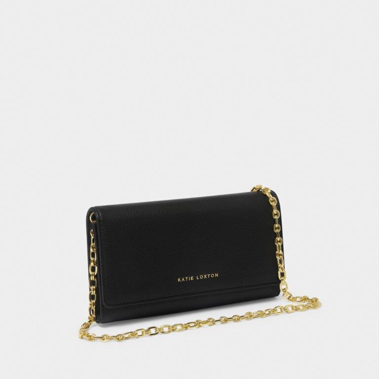 Rubi Chain Crossbody Purse - Black