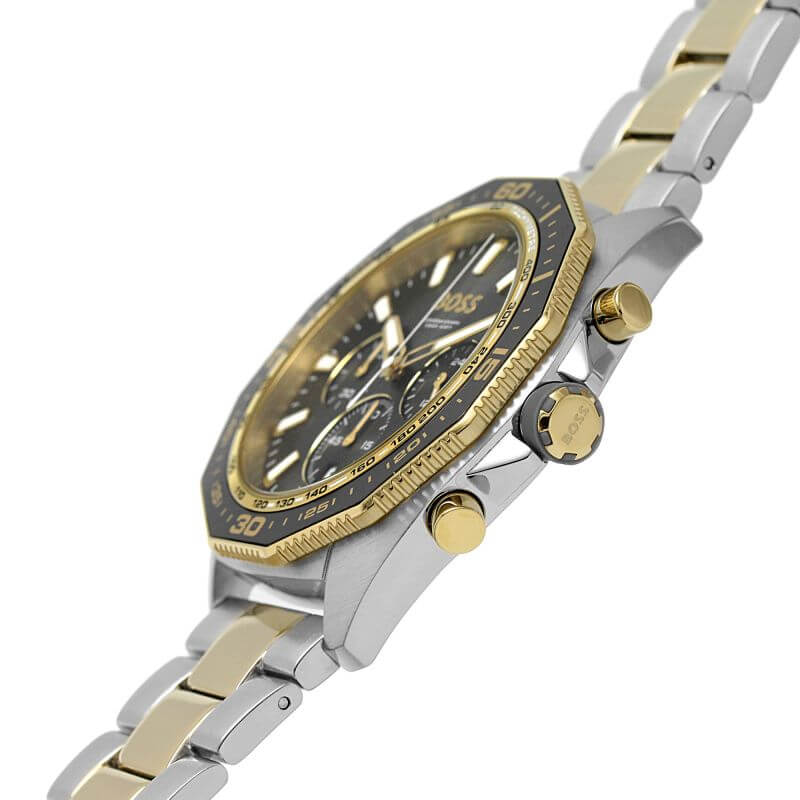 Energy Grey Chronograph Dial Two Tone Strap Watch
