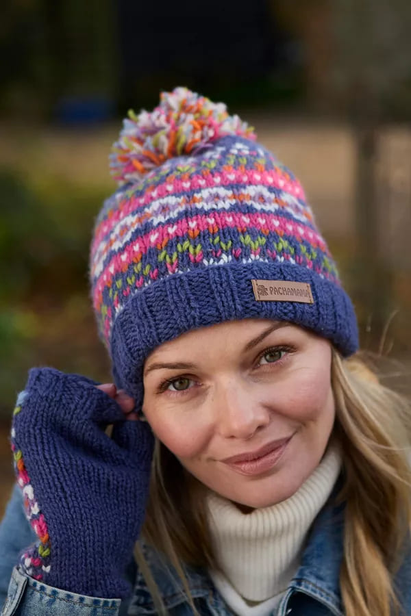 Killarney Handwarmer (Pure Merino)  Denim