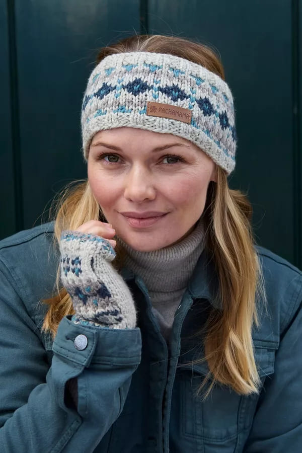 Loch Fyne Headband (Pure Merino) Blue