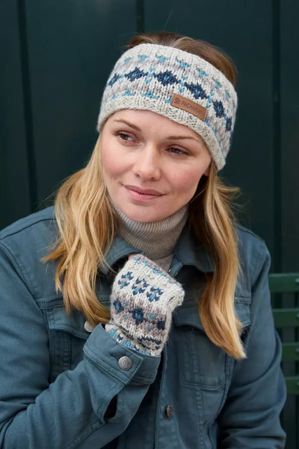 Loch Fyne Headband (Pure Merino) Blue