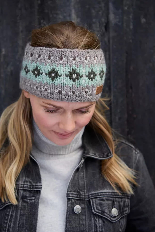 Loch Fyne Headband (Pure Merino) Green