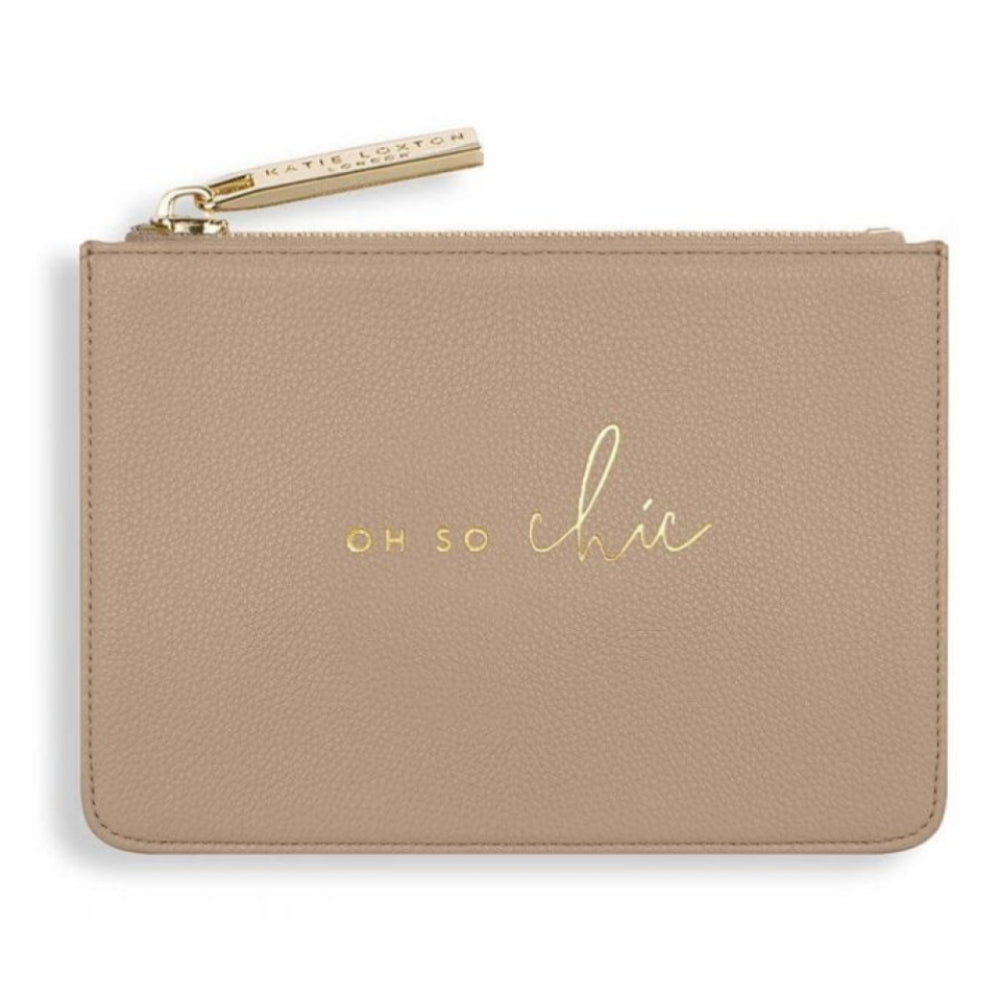 Stylish Structured Coin Purse | Oh So Chic | Taupe | 7.7 X 10.7 X 2.7cm