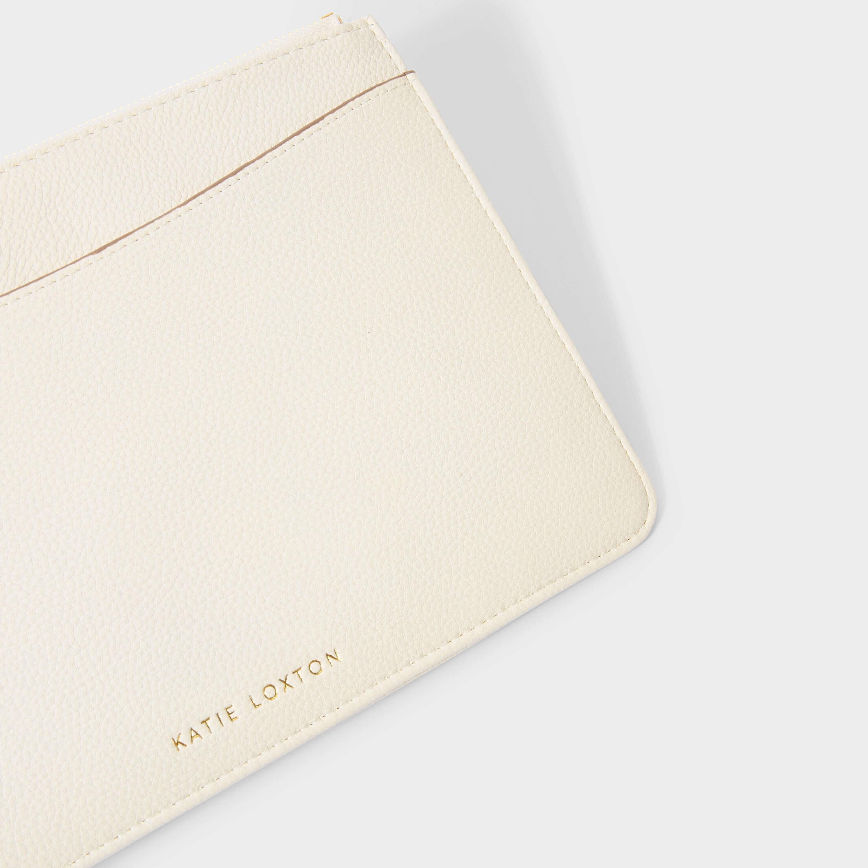 Cara Pouch | Off White | 16 X 24 X 1.5cm