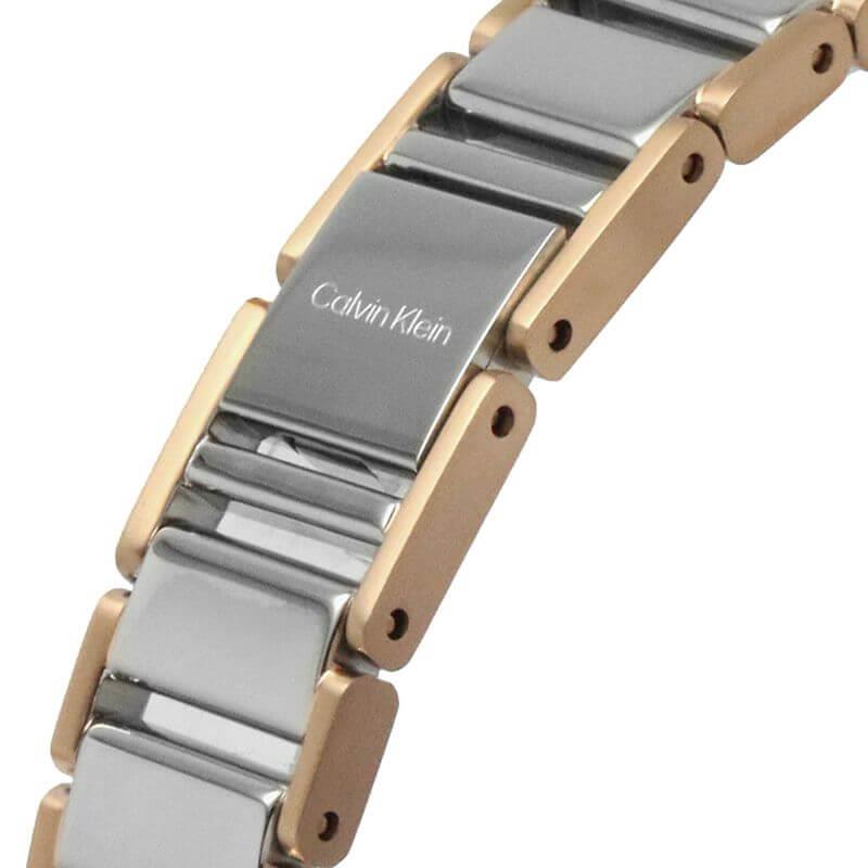 Minimalistic T-Bar Two Tone Rose Gold Ladies Watch