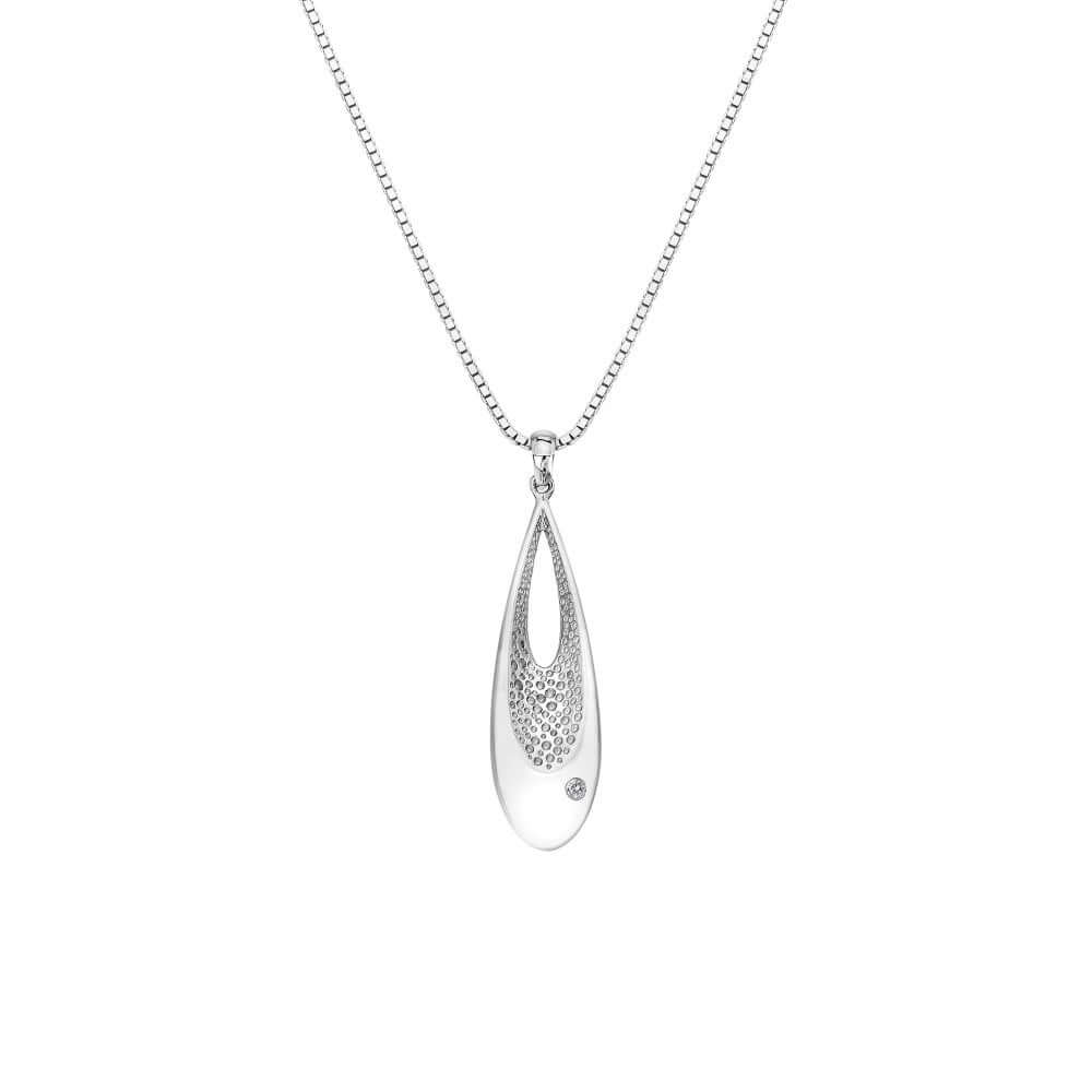 Quest Teardrop Pendant Necklace
