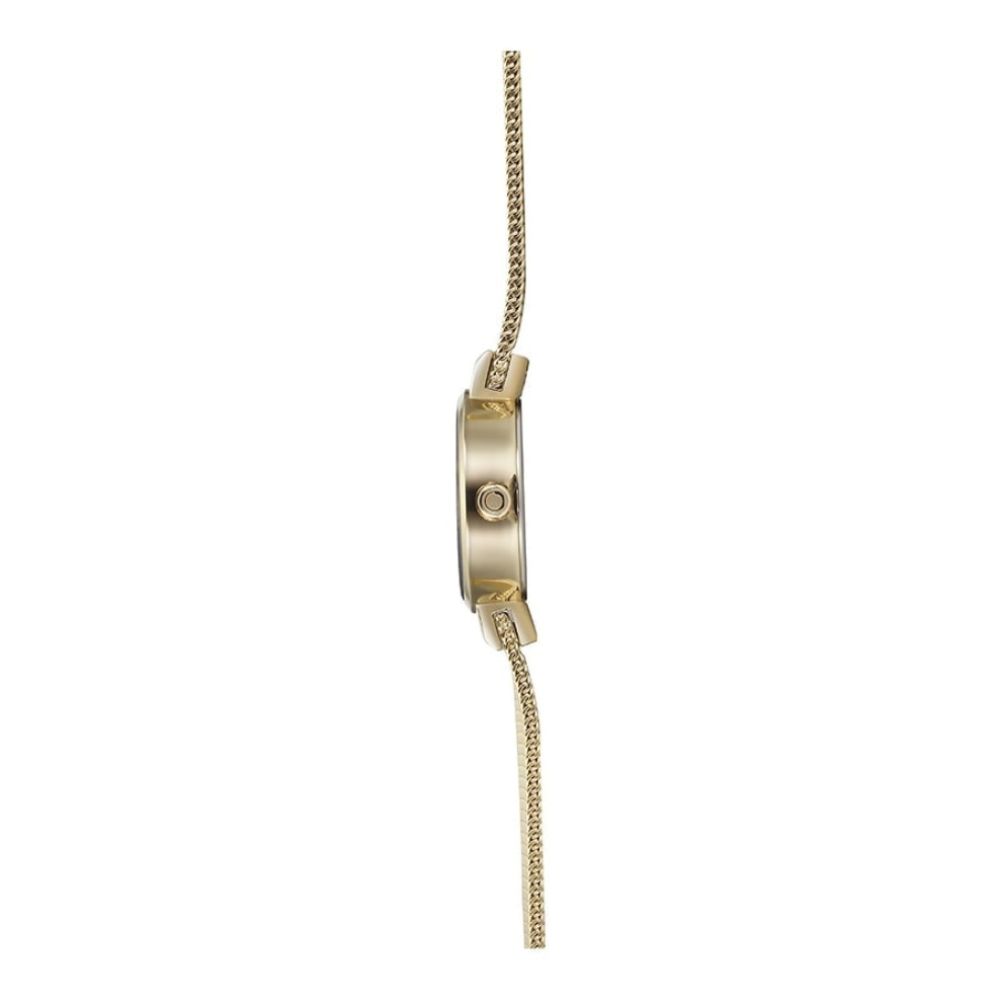SPIRE - GOLD Gold Plated Stainless Steel Mesh Bracelet Watch