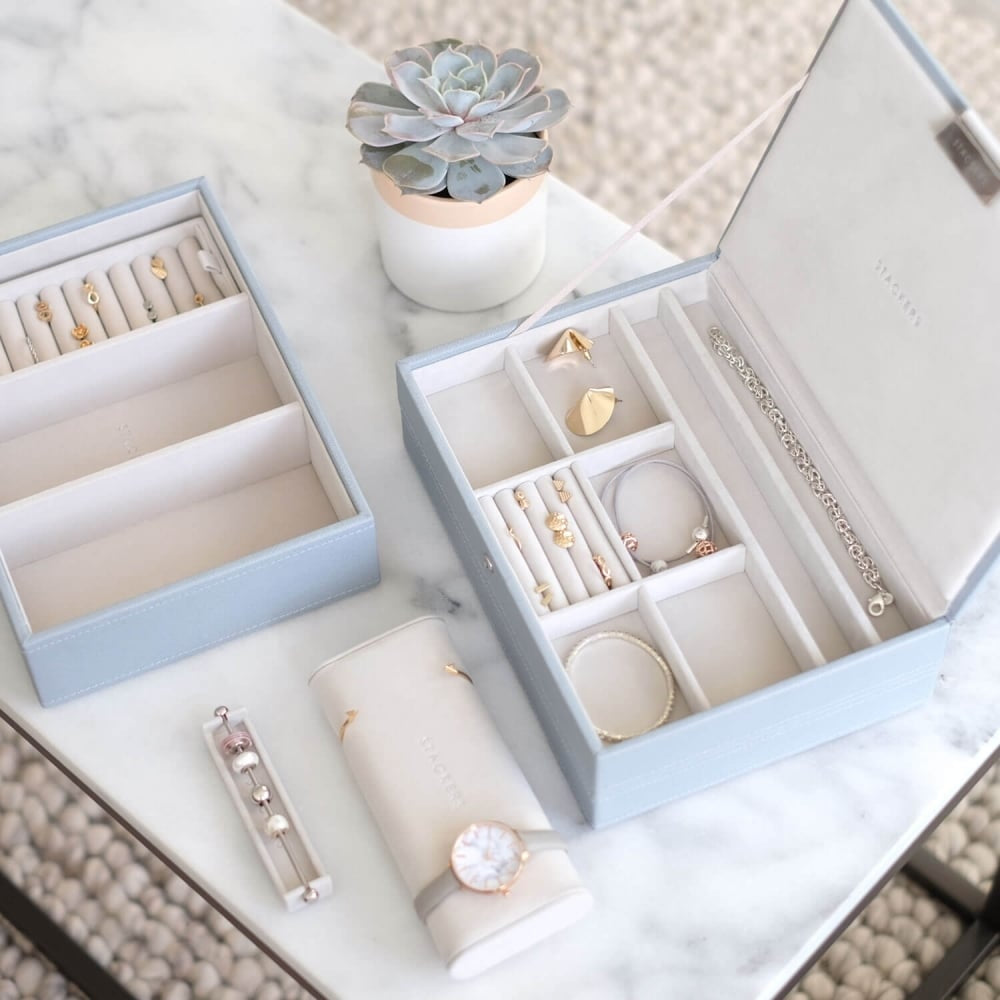 Classic Dusky Blue & Grey Classic Set of 3