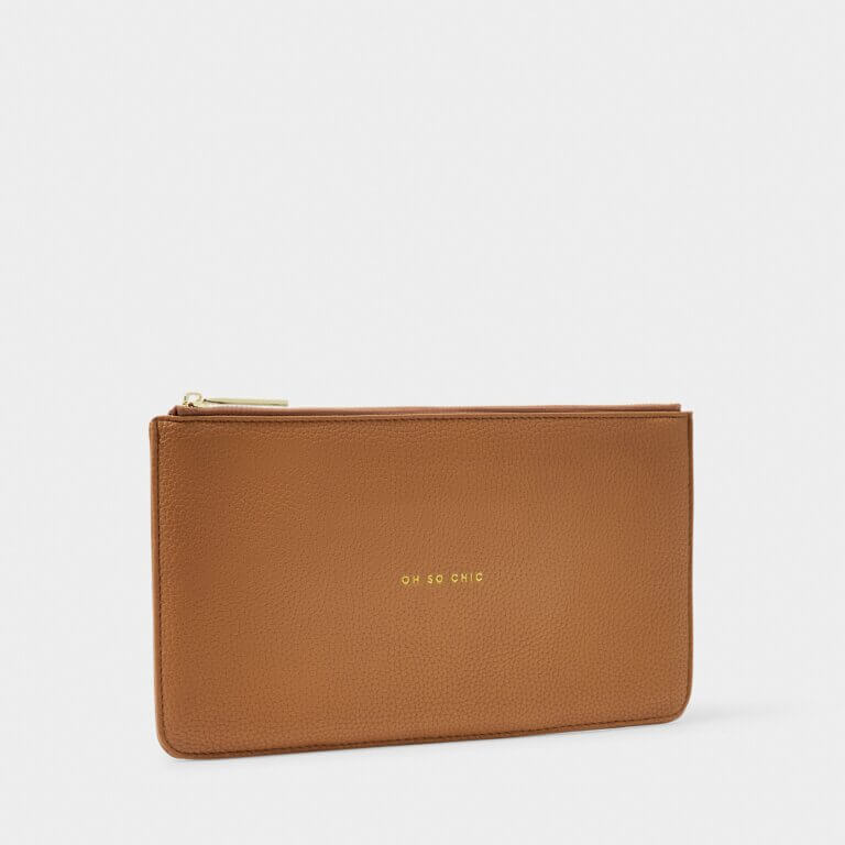 Slim Perfect Pouch | Oh So Chic | Tan