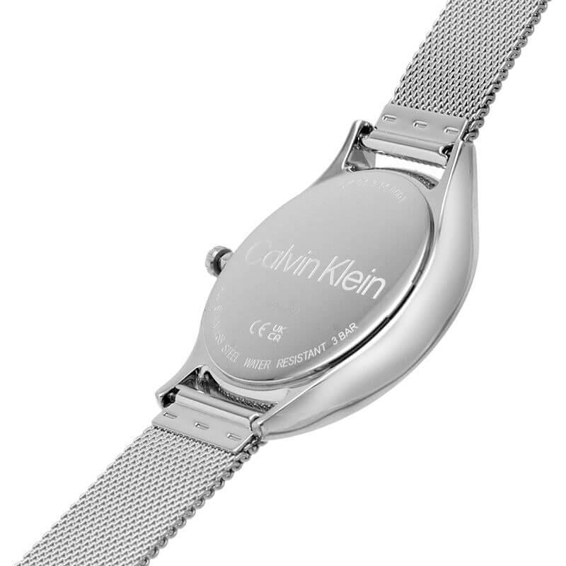 2H Two-Tone Paper Dial Stainless Steel Mesh Bracelet Ladies Watch
