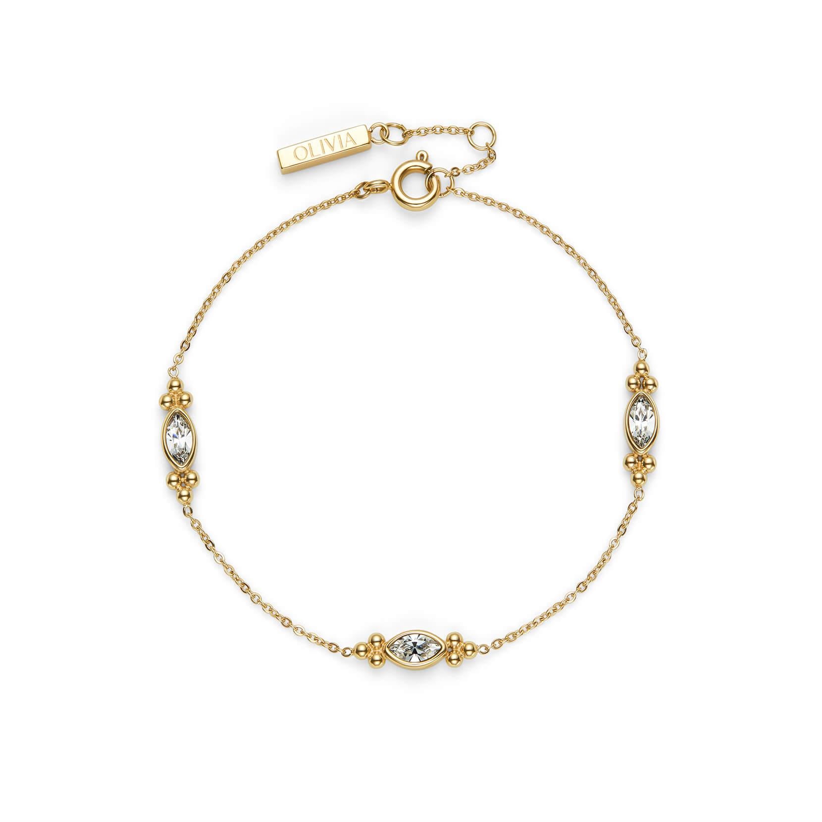 Classic Dainty Gold Plated Ladies Bracelet