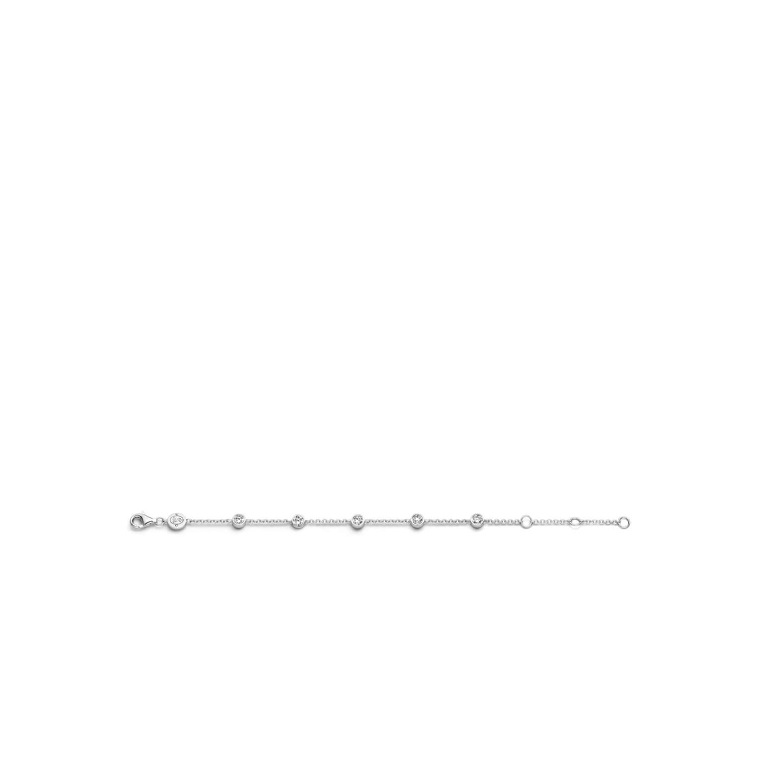 Minimalistic Oval Links Silver Chain Bracelet