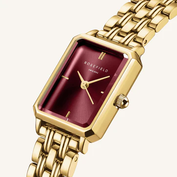 Octagon XS Burgundy Dial Ladies Watch