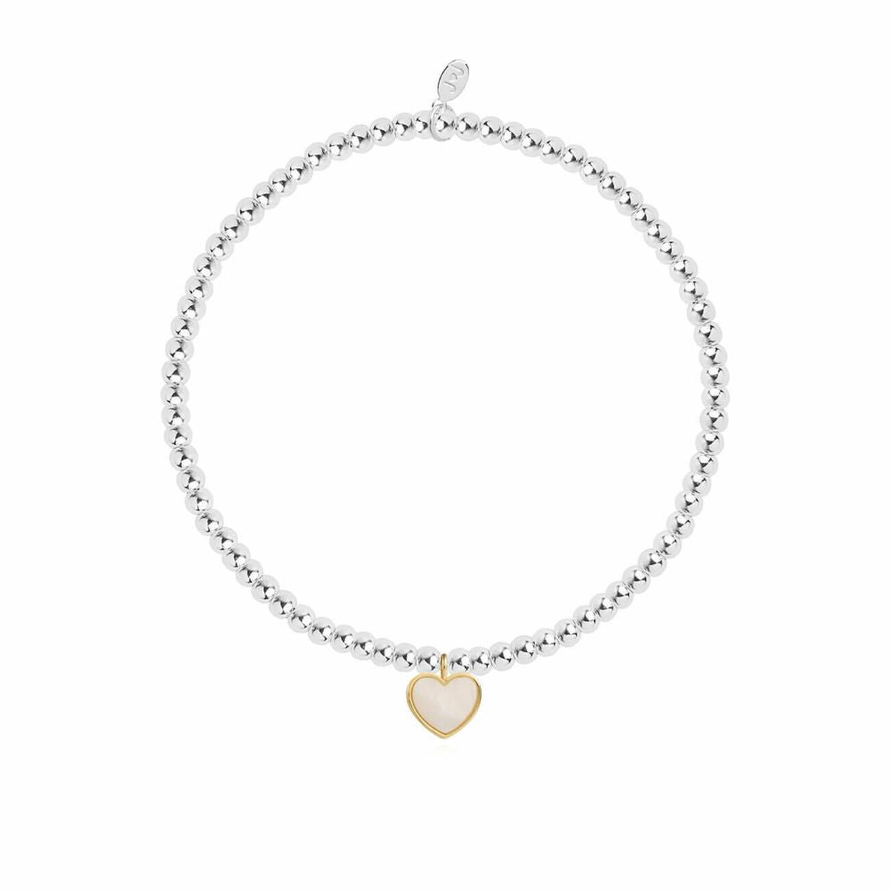 A Little | Best Mum | Silver And Gold | Bracelet | 17.5cm Stretch (German)