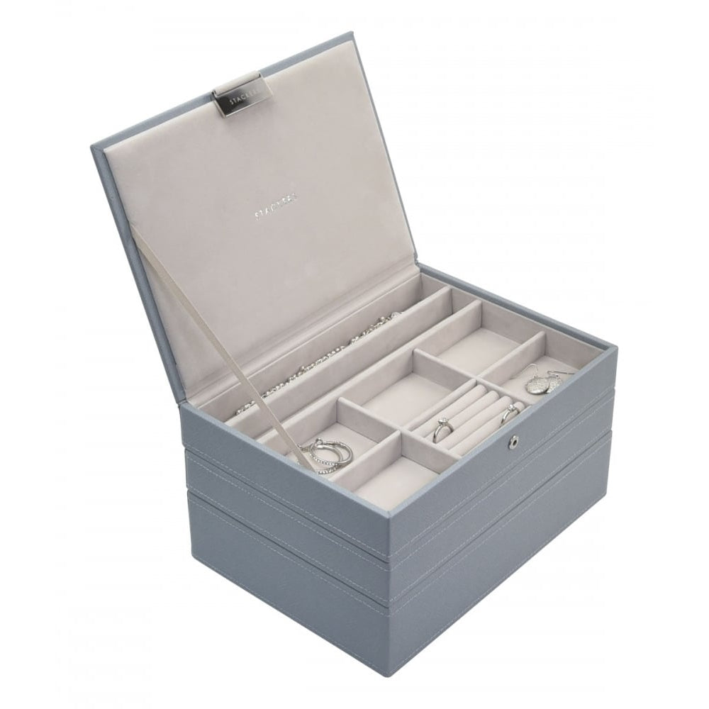 Classic Dusky Blue & Grey Classic Set of 3