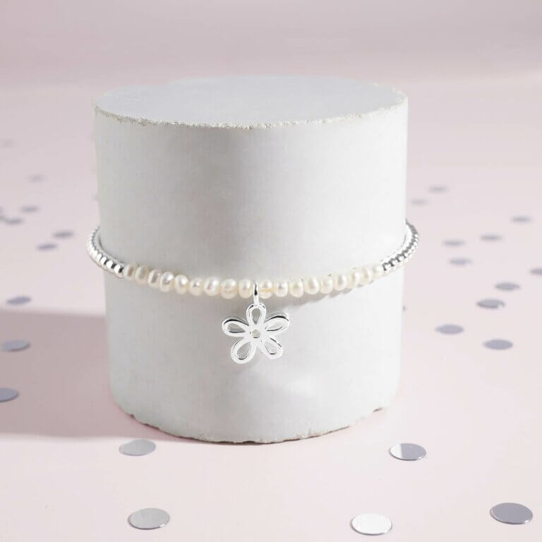 Bridal Pearl Bracelet 'Lovely Flower Girl'