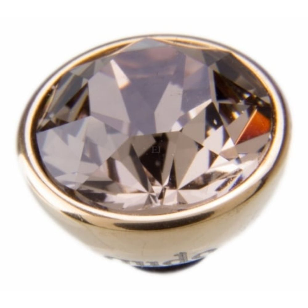 Famosa Gold 10mm Bottone Ring Top Greige