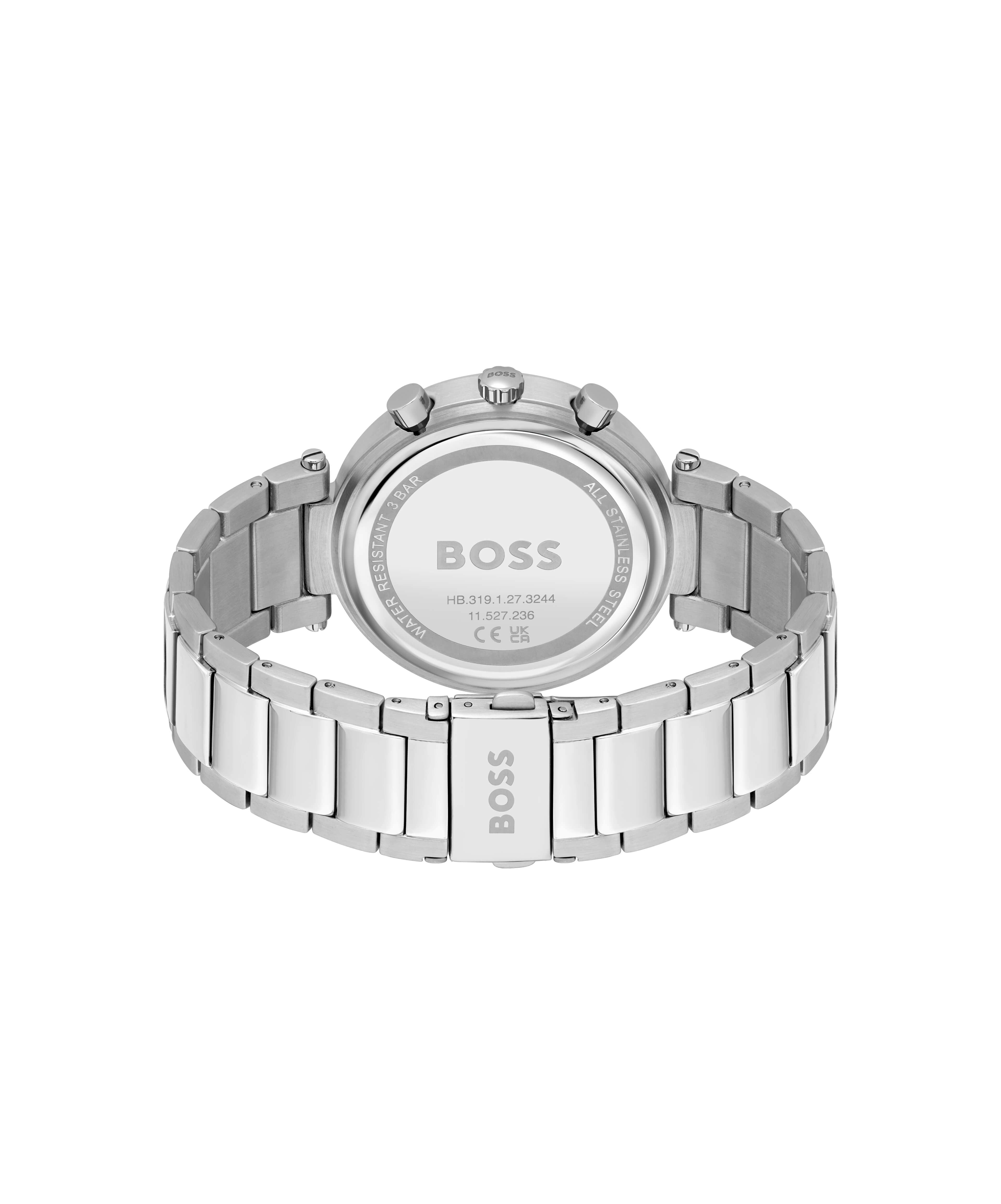 Andra Stainless Steel Crystal Set Dial Ladies Watch