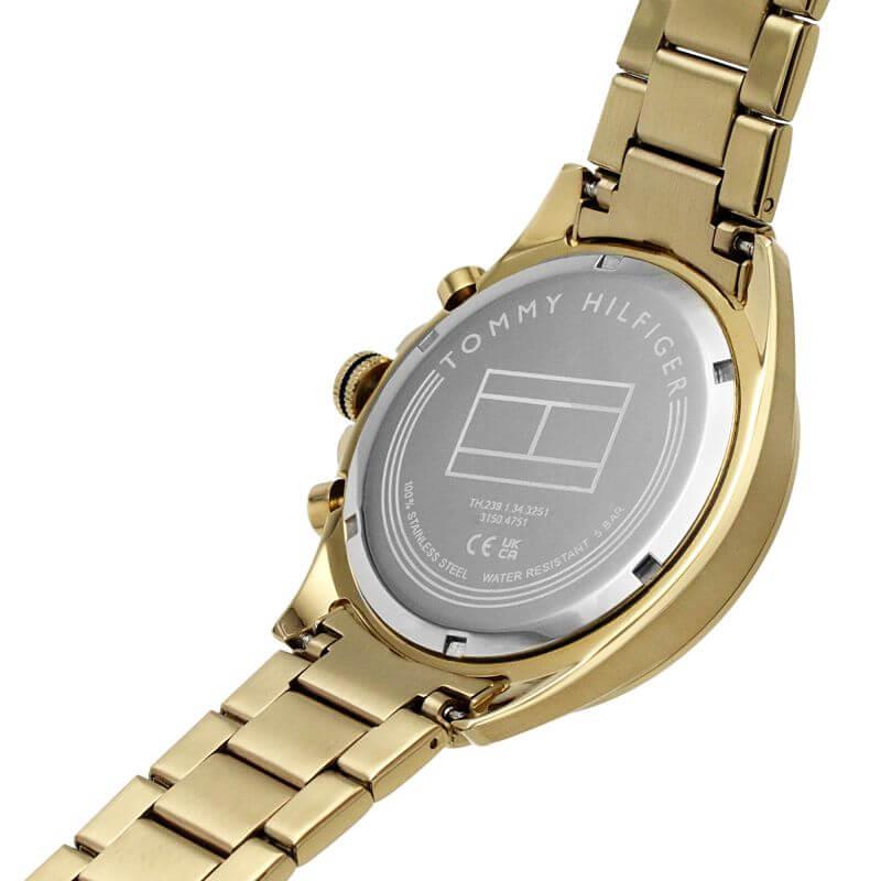 Owen White Dial Gold Tone Bracelet Gents Watch
