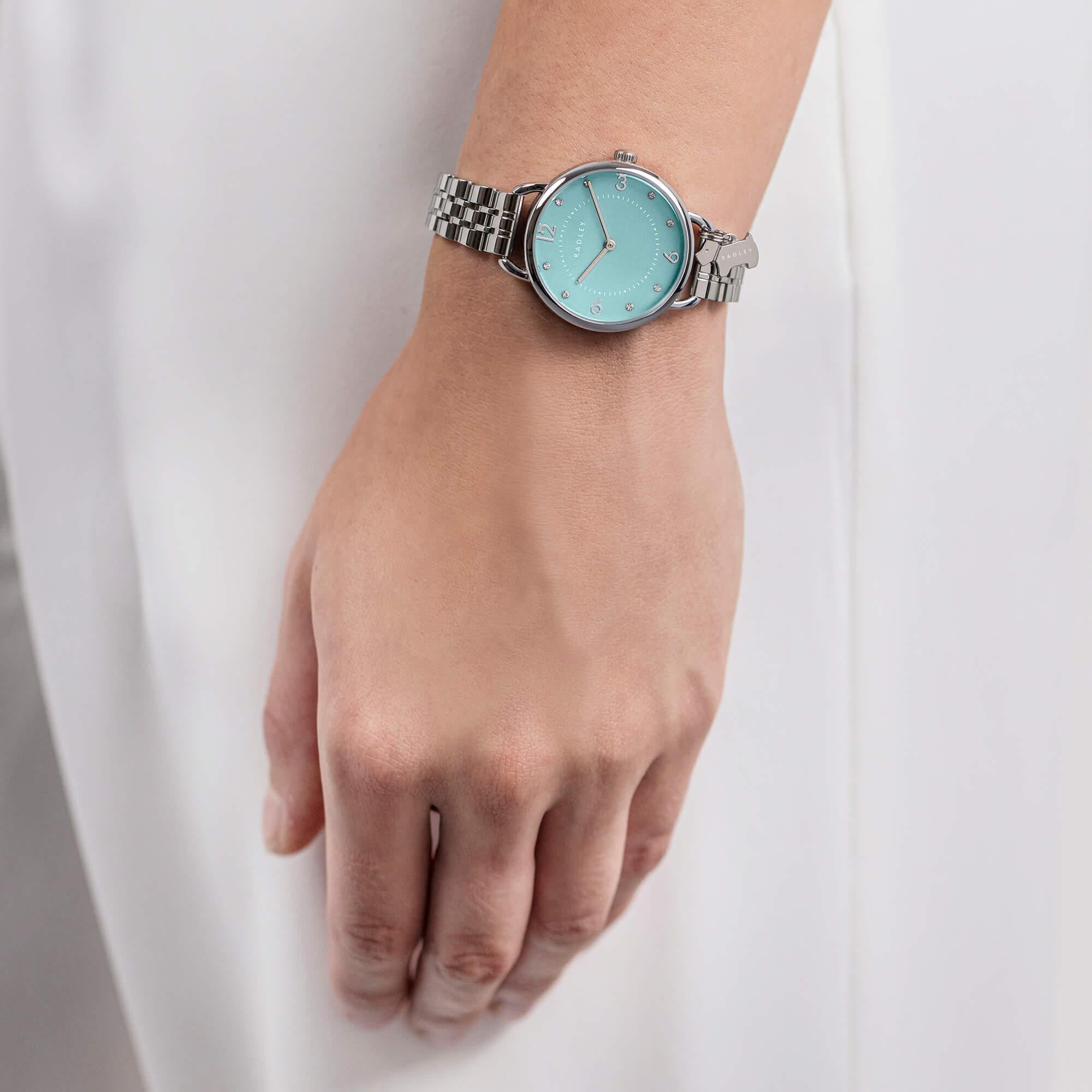 Radley Silver Plated Open Shoulder Bracelet Watch | Edmonds