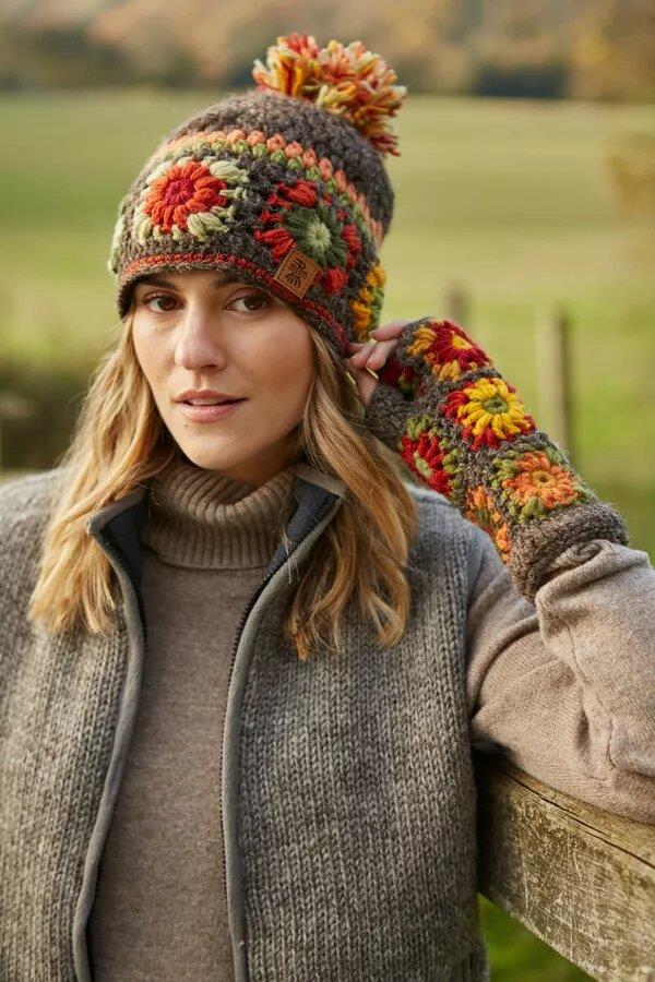 Woodstock Bobble Beanie Earth