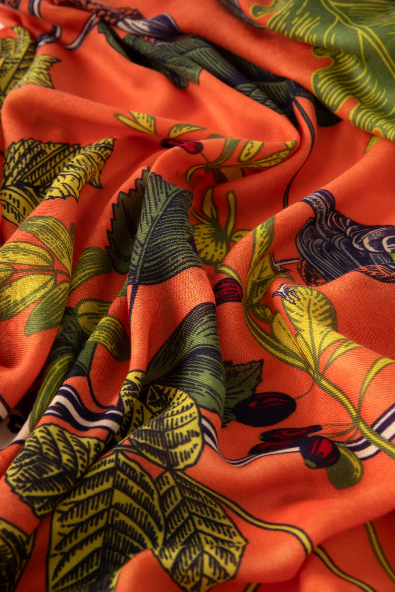 Print Scarf - Amongst The Trees - Terracotta
