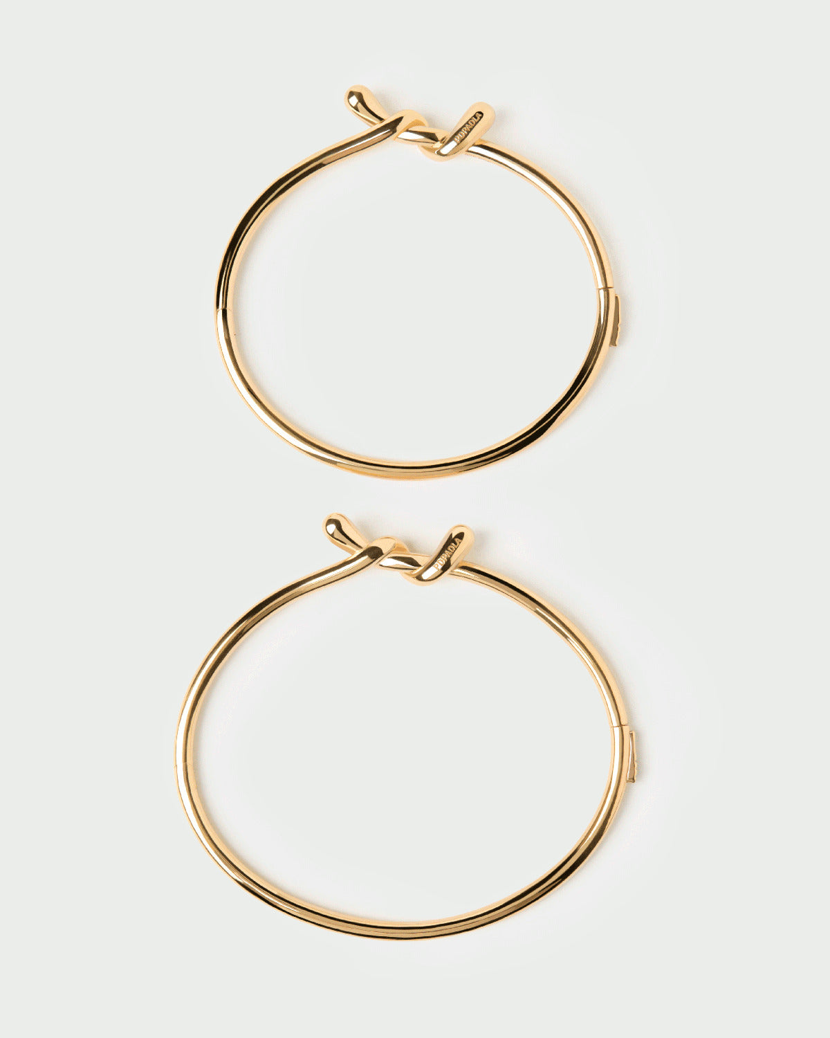 Twist 18k Gold Plated Bangle