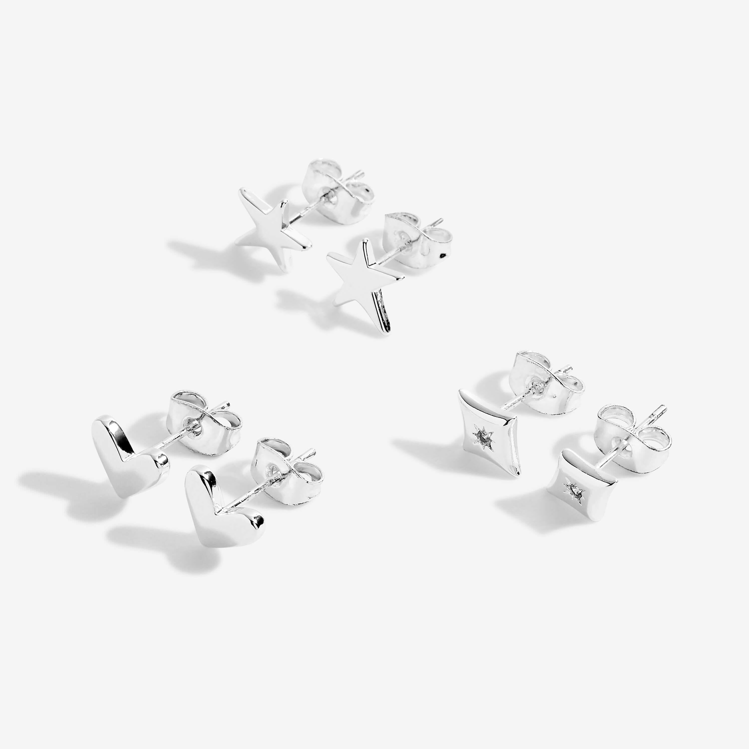 Occasion Earring Box | Birthday Girl | Silver | Earrings | Set Of 3 Earrings