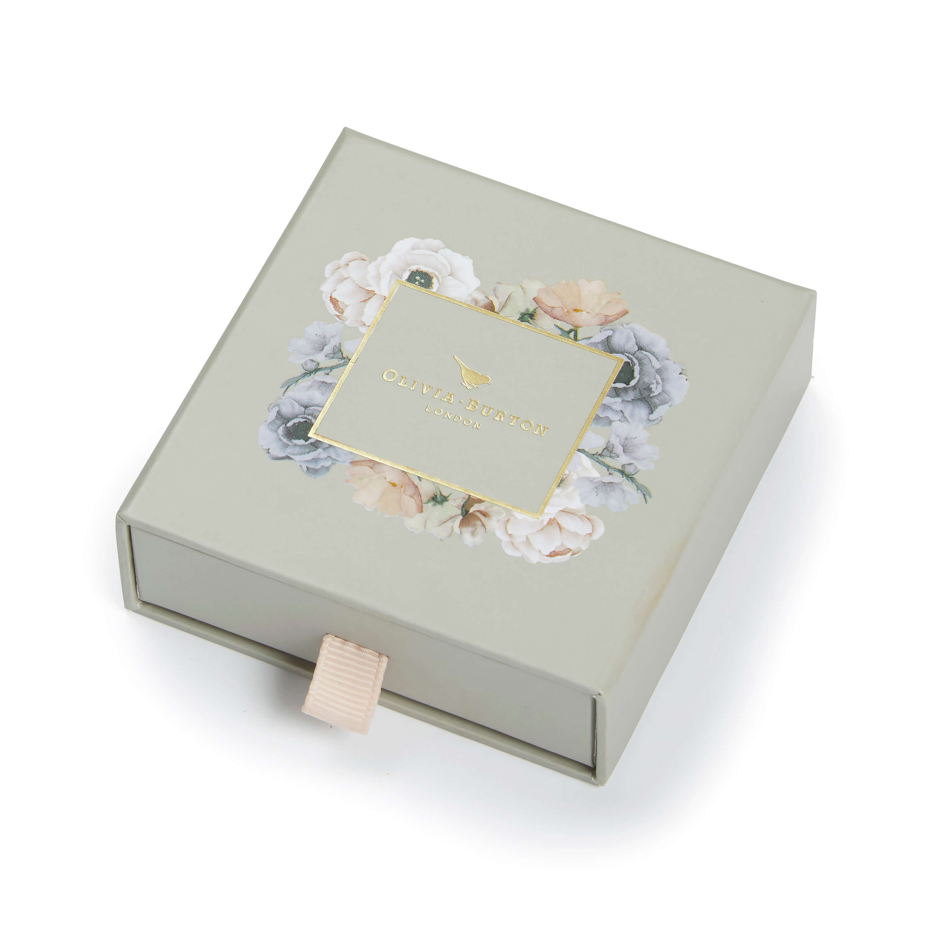 Classics Rhodium Plated Glitter Bee Stud Earrings