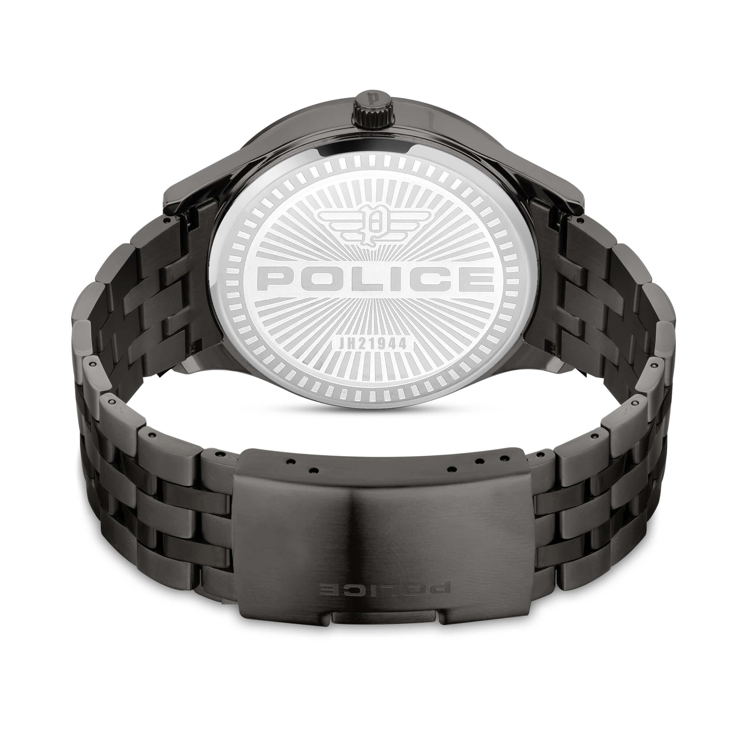 LASER Gunmetal Plated SS Bracelet Strap Watch