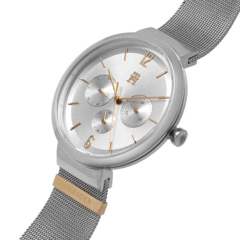 Lidia Silver Mesh Bracelet Watch Ladies Watch