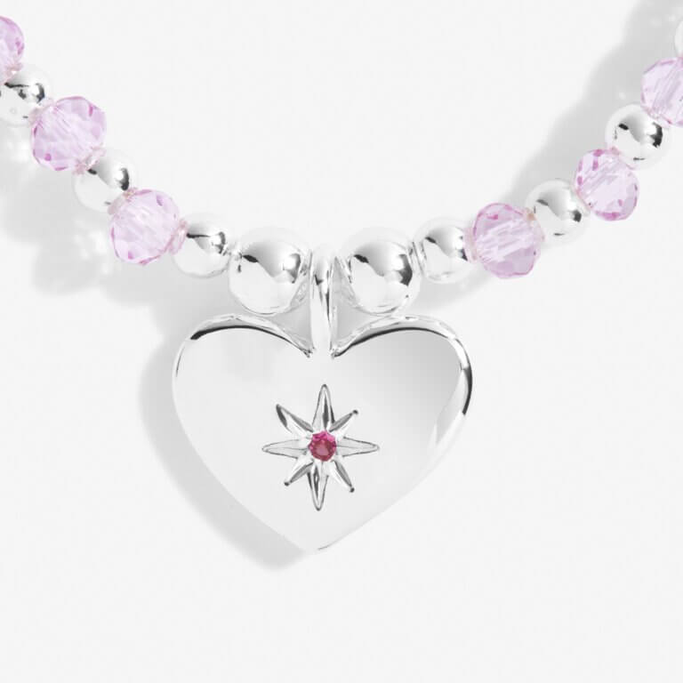 Colour Pop A Little | Birthday Girl | Silver | Bracelet | 17.5cm Stretch