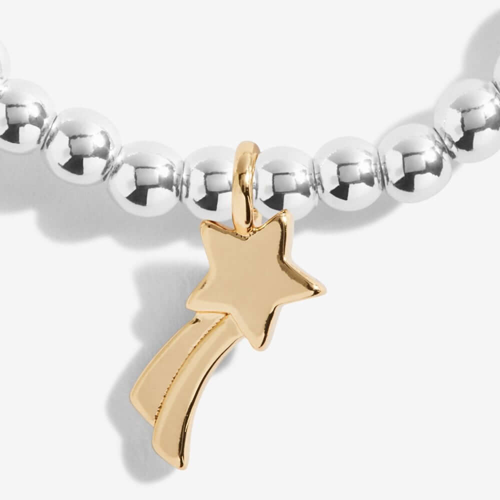 Christmas Cracker | Christmas Wish | Silver | Bracelet | 15.5cm Stretch