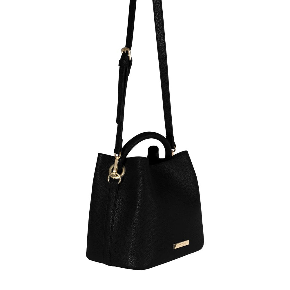 SIENNA SLOUCH BAG - Black - 22x24x15cm