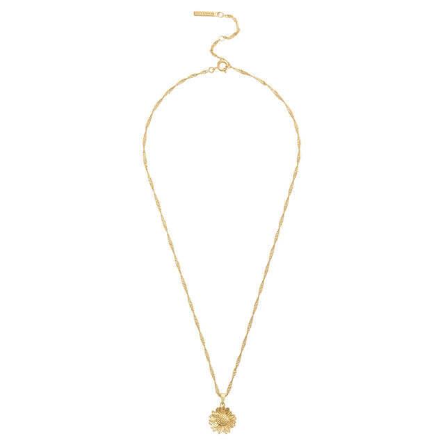 Sunflower Gold Necklace