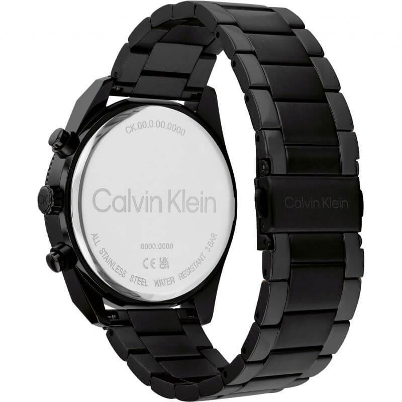 Black IP Chronograph Dial With Bracelet Strap Watch