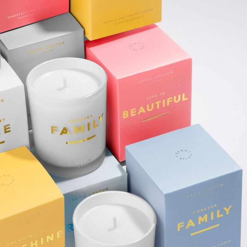 Sentiment Candle | Forever Family | Pomelo And Lychee Flower